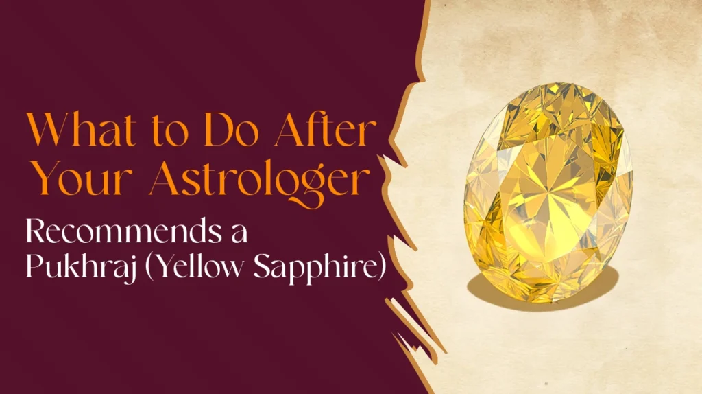 How to Wear Pukhraj Stone