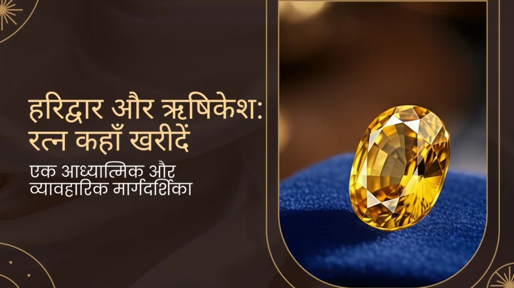 हरिद्वार और ऋषिकेश में आध्यात्मिक रत्न कहाँ खरीदें